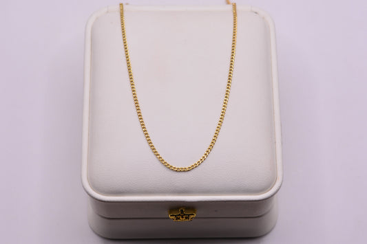 Cadena Mini cubana / 1,36 Gr / 45 Cm / 1,45 mm / Oro amarillo 18k / It