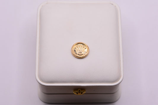 Herraje Rx Redondo / 0,81 Gr / 1,5 Cm / Oro amarillo 18k