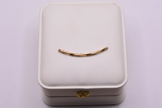 Herraje Cilindro en Espiral / 0,38 Gr / 4 Cm / Oro amarillo 18k