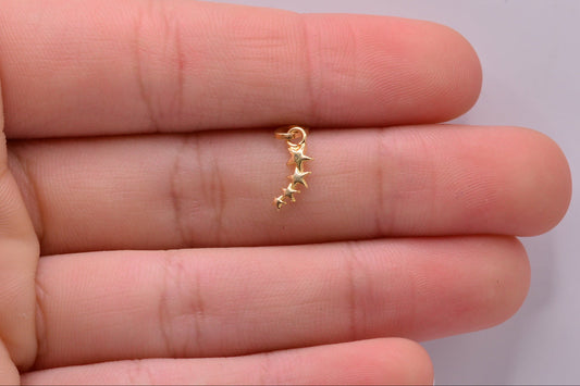 Dije 4 estrellas / 0,29 Gr / 1,5 Cm / Oro amarillo 18k