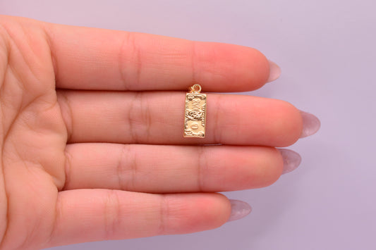 Dije Dolar / 0.57 Gr / 2 Cm / Oro amarillo 18k