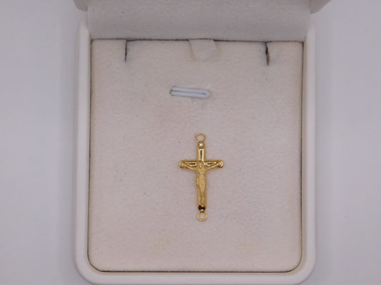 Herraje Cruz cristo / 0,69 Gr / 2,5 Cm / Oro amarillo 18k