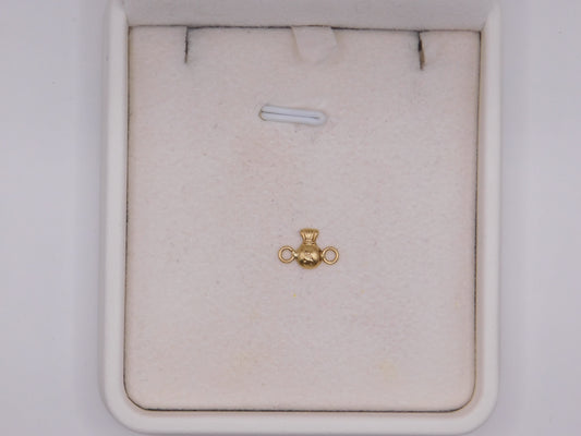 Herraje Bolsa dinero / 0,15 Gr / 1 Cm / Oro amarillo 18k