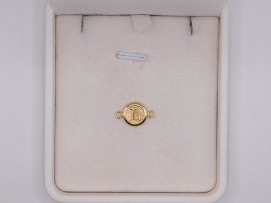 Herraje Letra L / 0,40 Gr / 1,5 Cm / Oro amarillo 18k