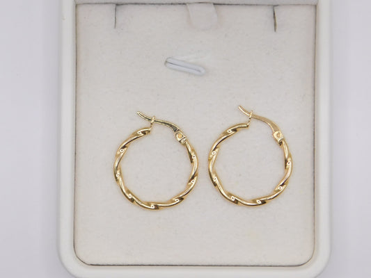 Candonga melcocha / 1,4 Gr / 1,5 Cm / Oro amarillo 18k