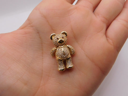 Dije Oso articulado / 7,56 Gr / 2,6 Cm / Oro amarillo 18k