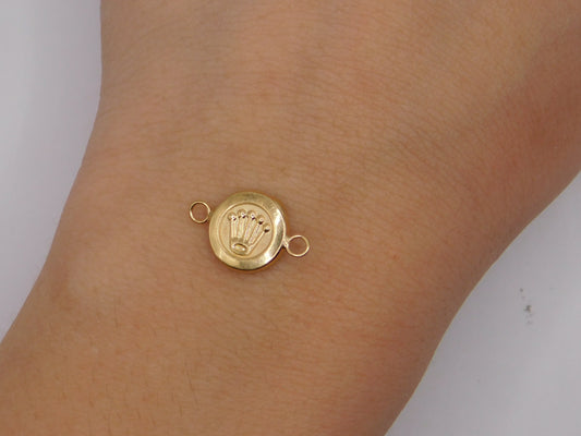Herraje Rx / 0,39 Gr / 1,3 Cm / Oro amarillo 18k