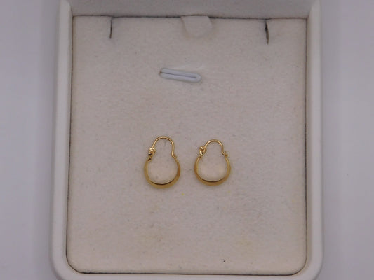 Candonga luna / 0,64 Gr / 1,5 Cm / Oro amarillo 18k