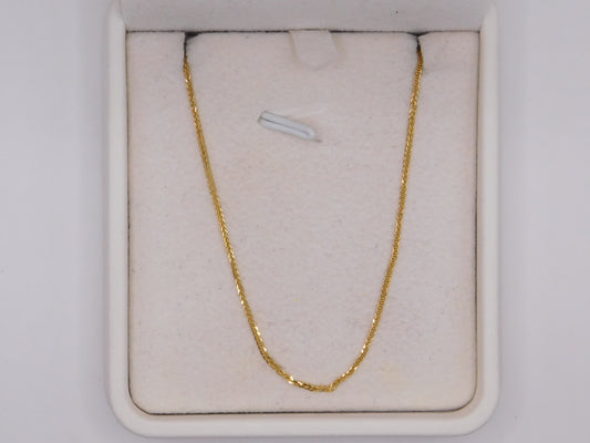 Pulso Mini franco / 0,78 Gr / 18 Cm / Oro amarillo 18k / It