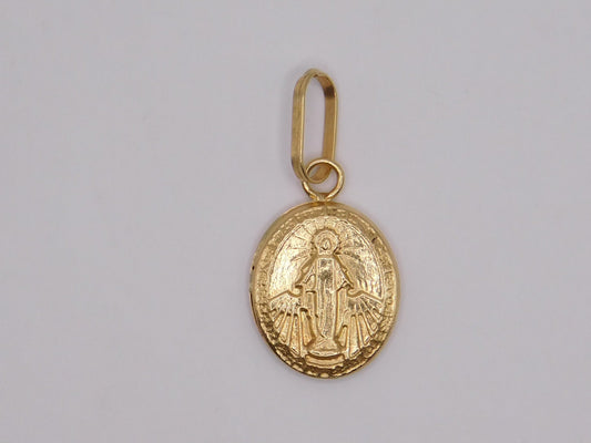 Dije Virgen milagrosa / 0,51 Gr / 2 Cm / Oro amarillo 18k