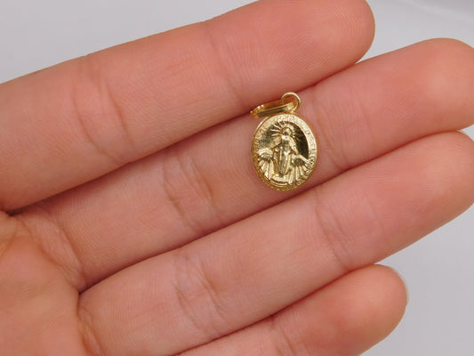 Dije Virgen milagrosa / 0,51 Gr / 2 Cm / Oro amarillo 18k
