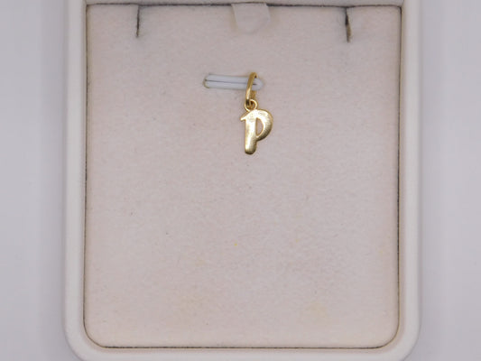 Dije Letra P / 0,39 Gr / 1,5 Cm / Oro amarillo 18k